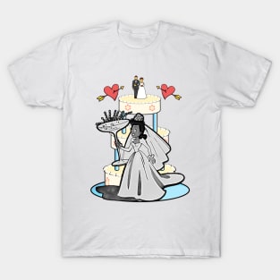 passionate bride cake T-Shirt